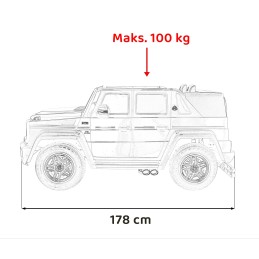 Pojazd Mercedes Benz MAYBACH G650 STRONG Biały