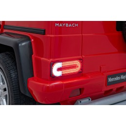 Pojazd Mercedes Benz MAYBACH G650 Czerwony