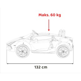 Pojazd Lamborghini Revuelto XL Czerwony