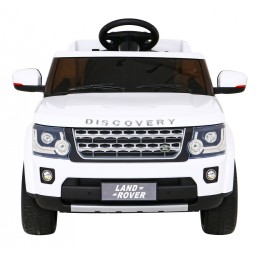Land Rover Discovery Autko elektryczne dla dzieci Biały SUV + Pilot