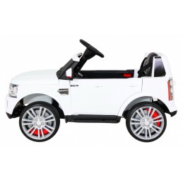 Land Rover Discovery Autko elektryczne dla dzieci Biały SUV + Pilot