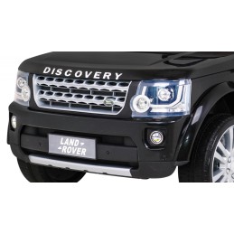 Land Rover Discovery Autko elektryczne dla dzieci Czarny SUV + Pilot