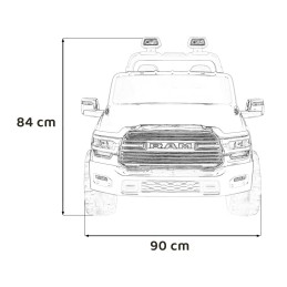 Pojazd RAM 3500 Czarny