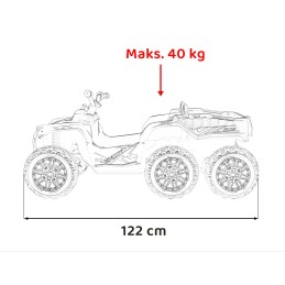 Pojazd Quad Sport TX ATV Różowy