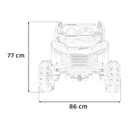 Pojazd RACING Road 2000 Czerwony
